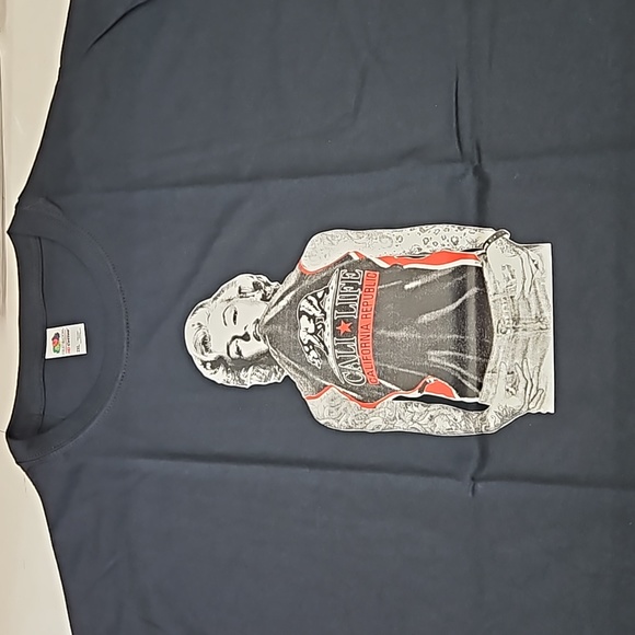 T-shirt Noir Graphique Monroe 2XL - Hanes - Occasion Très Bon État - Style Streetwear